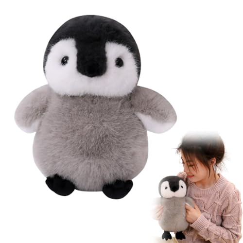 AQCQDQ Kuscheltier Eisbär, Pinguin Plüschtiere, Pinguin Eisbär Puppe Simulation Plüschtier, Stofftier Schmusetier zum Kuscheln & Spielen, Plüschtier Pinguin Geschenk (23cm,Pinguin) von AQCQDQ