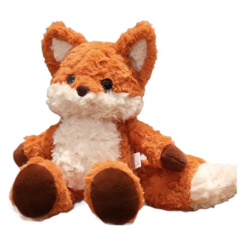 AQCQDQ Kuscheltier Fuchs, Plüschtier Fuchs, Kuscheltier Kissen Fuchs, Weiche Niedliche Kuscheltier Für Baby Mädchen Und Jungen, Gemütliches Schmusetier, Stofftier Aus Weichem Plüsch (35CM) von AQCQDQ