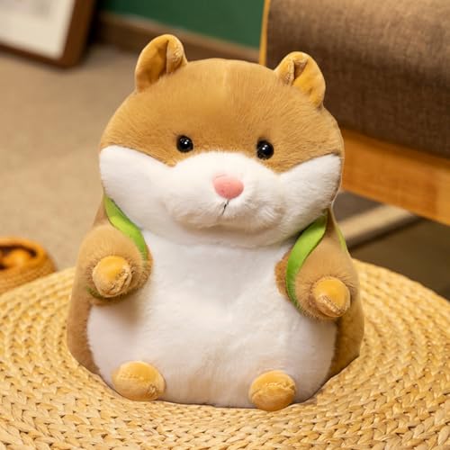 AQCQDQ Kuscheltier Hamster, Meerschweinchen Kuscheltier, Cartoon Hamster Plüschtier, Weich Kuscheltiere Niedliches Hamster Kissen Puppe Hamster Spielzeug, zum Kuscheln, Spielen (17cm) von AQCQDQ