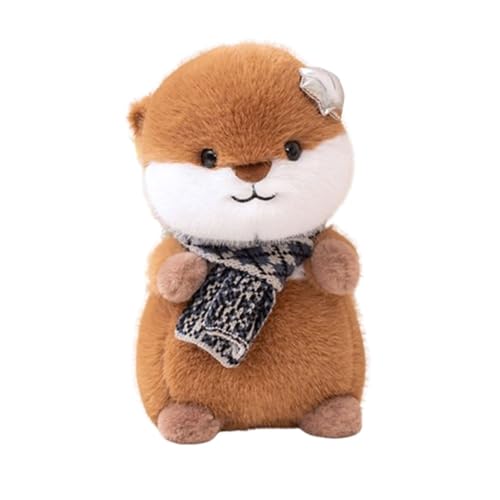 AQCQDQ Kuscheltier Otter Plüschtier, Stofftier Aus Weichem Plüsch, Niedliches Plüschtier Zum Kuscheln Und Spielen, Für Kinder & Erwachsene, Tolle Geschenkidee (B) von AQCQDQ