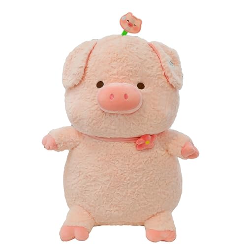 AQCQDQ Kuscheltier Schwein, Rosa Schwein Kuscheltier Figuren Plush, Süßes Schwein Plüsch Plüschtier, Plüsch Spielzeug Wurfkissen Geschenke für Kinder (75 cm) von AQCQDQ