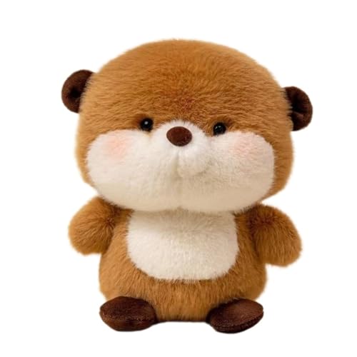 AQCQDQ Otter Plüschtier Kuscheltier, 20 cm Mini Otter Plüschtier, Otter Kuscheltier Klein Umarmungskissen Kuschelkissen Plüschkissen Plüsch Spielzeug Puppen Stofftier Zum Kuscheln & Spielen (16 cm) von AQCQDQ