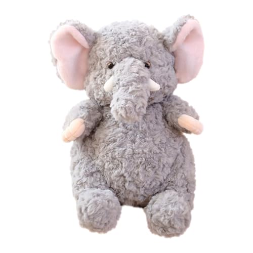 AQCQDQ Plüsch Elefant, Elefant Kuscheltier, Plüschtier Elefant Kuscheltier, Elefanten StofftierElefanten Plüschspielzeug, Großer Elefant Stofftier zum Kuscheln, Spielen und Schlafen (35cm,Grau) von AQCQDQ