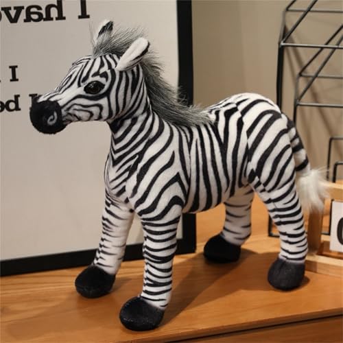 AQCQDQ Plüsch Pferd Spielzeug,Kuscheltier Pferd Plüschtier, Kawaii Pferd Kuscheltier, Pferd Plüschtier Stofftier,Realistisch Plüsch Pferd Spielzeug Stofftier Horse,für Mädchen Kinder (40cm,Zebra) AQCQDQ Plüsch Pferd Spielzeug,Kuscheltier Pferd Plüschtier, Kawaii Pferd Kuscheltier, Pferd Plüschtier Stofftier,Realistisch Plüsch Pferd Spielzeug Stofftier Horse,für Mädchen Kinder (40cm,Zebra) von AQCQDQ