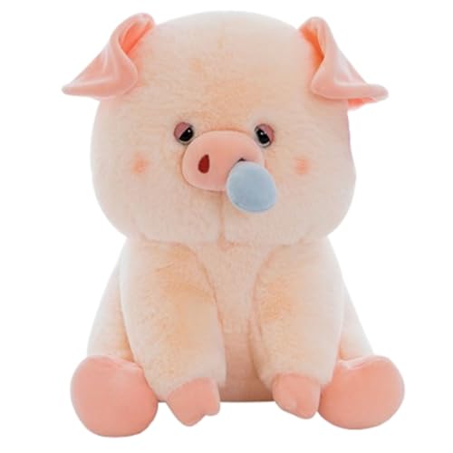 AQCQDQ Süßes Schwein Plüsch Plüschtier, Groß Schwein Stofftier Riesen Kuscheltier, Schwein Stofftier Schmusetier Kuscheltier, Kuscheltier Plüschtier Schwein für Kinder, Waschbar (40cm) von AQCQDQ