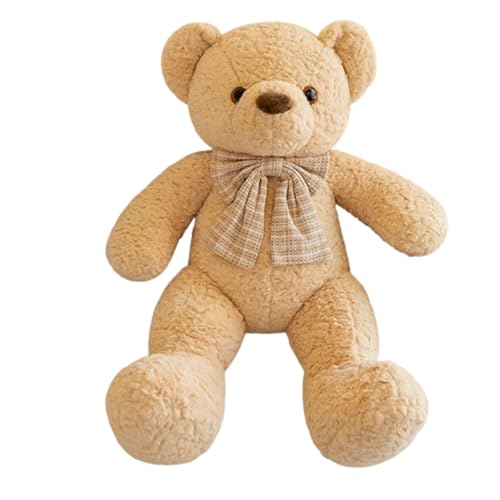 AQCQDQ Teddybär Plüschtier süßes Spielzeug 40 cm, süßes Spielzeug, Plüschtier Teddybär weicher Plüsch tolles Geschenk kreatives PlüschtierSpielzeug Stofftier Plüschtier (40 cm,Beige) von AQCQDQ