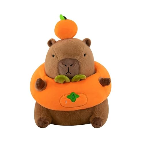 AQCQDQ Wasserschwein Kuscheltier, Niedliche Capybara Plüschtier, Capybara Kuscheltier Pommes-Rucksack Wasserschwein Plüschtier, Capybara Plush Toy Geschenk für Kinder (45cm) von AQCQDQ