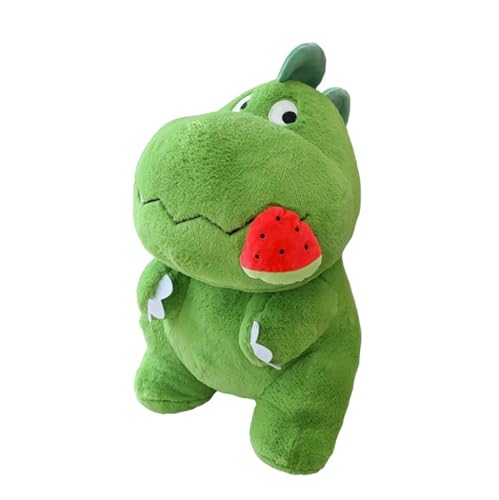 Dinosaurier Spielzeug, Dinosaurier Figuren Kuscheltier Dino Geschenk Kawaii Niedliche Plüschtier Rückenkissen Plüsch Puppe Weighted Stuffed Animal Zum Kuscheln Und Spielen (40 cm,Grün) von AQCQDQ