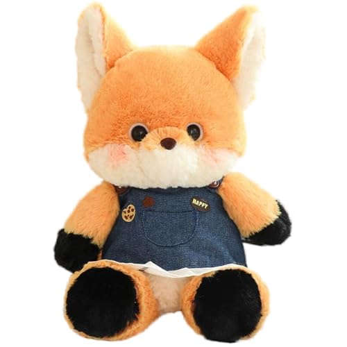 Kuscheliges Spielzeug-Fuchs, Handpuppe Fuchs, orangefarbener Fuchs-Plüschtier, Cartoon-Kinderbegleiter, Kuschelspielzeug, Plüschtiere zum Kuscheln und Spielen. (36 cm,Fox) von AQCQDQ