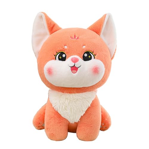 Kuscheltier Fuchs Plüsch Spielzeug, Fuchs Plüschtier, Kuscheltier Fuchs Stofftier aus weichem Plüsch, Spielen Fuchs Plüschtier, Fuchs Flauschiges Stofftier zum Spielen und Schlafen (70cm,Orange) von AQCQDQ