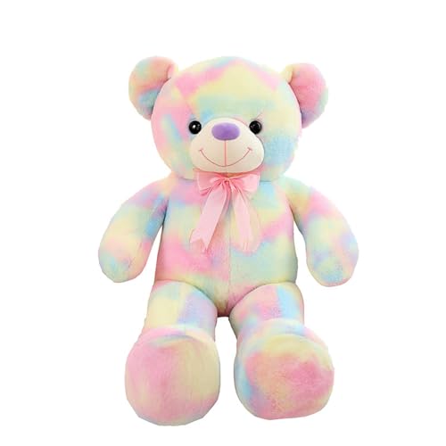 Teddybär 120cm Plüschtier ,Teddybär Plüschtier Kuscheltiere,großer Bär Kuscheltier,Teddy Bär Klein Braunbär Süße Stofftier Spielzeug, mit Liebe rotes Herz für Freundin und Kinder Geschenk (120 cm) von AQCQDQ