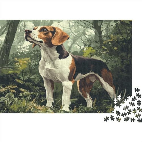 BAdlerhunde 1000 Stück Puzzles Für Erwachsene Teenager Stress Abbauen Familien-Puzzlespiel 1000-teiliges Puzzle Kinder Lernspiel Spielzeug Geschenk Puzzel 1000pcs (75x50cm) von AQOVARLUX