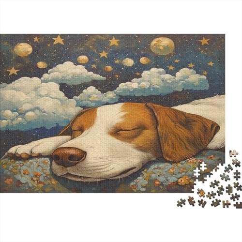 BAdlerhunde Puzzle 1000 Teile Erwachsener Kniffel Spaß Für Die Ganze Familie - Abwechslungsreiche 1000 Puzzleteilige Motive Puzzle Erwachsene, Puzzel 1000pcs (75x50cm) von AQOVARLUX