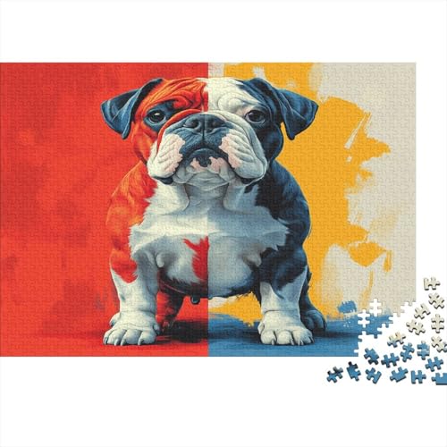 BULLHund Puzzle 1000 Teile Erwachsener Kniffel Spaß Für Die Ganze Familie - Abwechslungsreiche 1000 Puzzleteilige Motive Puzzlespiel Erwachsene, Puzzel 1000pcs (75x50cm) von AQOVARLUX