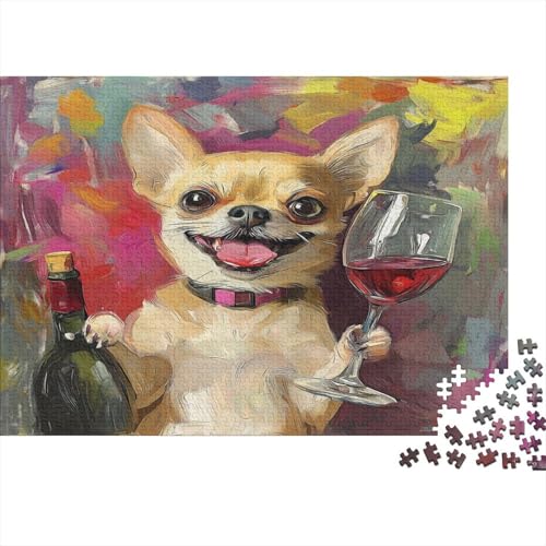 Chihuahua Puzzle 1000 Teile Puzzles Für Erwachsene Klassische Puzzles 1000 Teile Erwachsene Puzzlespiel Erwachsene 1000 Teile Erwachsenen Puzzlespiel Puzzel 1000pcs (75x50cm) von AQOVARLUX