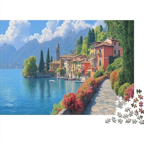 Comer See Puzzlespiel 1000 Teile Puzzles Für Erwachsene Lernspiel Herausforderung Spielzeug 1000 Teile Puzzles Für Erwachsene Kinder Erwachsenen Puzzlespiel Puzzel 1000pcs (75x50cm) von AQOVARLUX