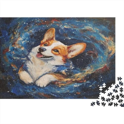 Corgi Puzzle 1000 Teile Erwachsene Puzzles Für Erwachsene Klassische Puzzles 1000 Teile Erwachsene Puzzlespiel Schwer Pädagogisches Spielzeug Erwachsene Kinder Puzzel 1000pcs (75x50cm) von AQOVARLUX