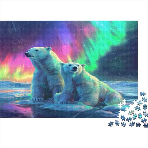 Eisbär Puzzle 1000 Teile Erwachsener Kniffel Spaß Für Die Ganze Familie - Abwechslungsreiche 1000 Puzzleteilige Motive Puzzlespiel Erwachsene, Puzzel 1000pcs (75x50cm) von AQOVARLUX