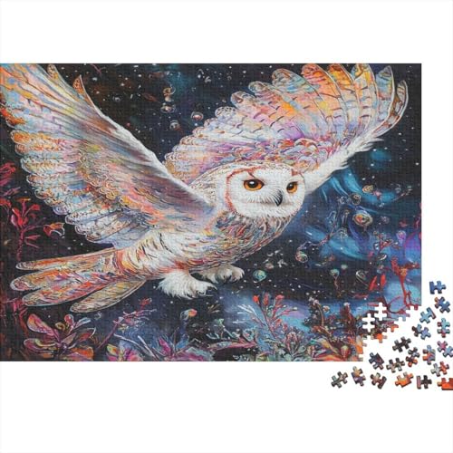 Eule Puzzlespiel 1000 Teile Puzzles Für Erwachsene Lernspiel Herausforderung Spielzeug 1000 Teile Puzzles Für Erwachsene Kinder Erwachsenen Puzzlespiel Puzzel 1000pcs (75x50cm) von AQOVARLUX