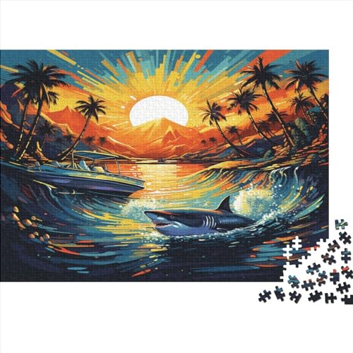 Hai 1000 Stück Puzzles Für Erwachsene Teenager Stress Abbauen Familien-Puzzlespiel 1000-teiliges Puzzle Kinder Lernspiel Spielzeug Geschenk Puzzel 1000pcs (75x50cm) von AQOVARLUX