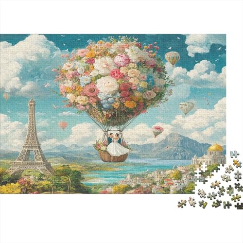 Heißluftballon Puzzle 1000 Teile Erwachsener Kniffel Spaß Für Die Ganze Familie - Abwechslungsreiche 1000 Puzzleteilige Motive Puzzle Erwachsene, Puzzel 1000pcs (75x50cm) von AQOVARLUX