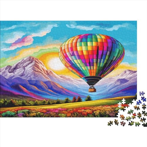 Heißluftballon Puzzle 1000 Teile Erwachsener Kniffel Spaß Für Die Ganze Familie - Abwechslungsreiche 1000 Puzzleteilige Motive Puzzlespiel Erwachsene, Puzzel 1000pcs (75x50cm) von AQOVARLUX