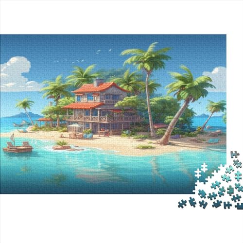 Holiday Bay Puzzle 1000 Teile Erwachsener Kniffel Spaß Für Die Ganze Familie - Abwechslungsreiche 1000 Puzzleteilige Motive Puzzlespiel Erwachsene, Puzzel 1000pcs (75x50cm) von AQOVARLUX