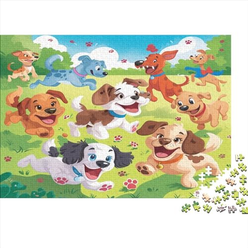 Hund Puzzle 1000 Teile Erwachsener Kniffel Spaß Für Die Ganze Familie - Abwechslungsreiche 1000 Puzzleteilige Motive Puzzle Erwachsene, Puzzel 1000pcs (75x50cm) von AQOVARLUX