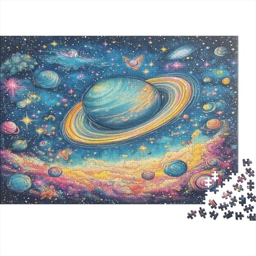 Kosmische Planeten 1000 Teile,Impossible Puzzle,Geschicklichkeitsspiel Für Die Ganze Familie, Erwachsenen Puzzlespiel Puzzel 1000pcs (75x50cm) von AQOVARLUX