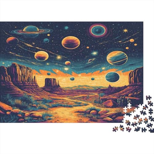 Kosmischer Sternenhimmel 1000 Teile,Impossible Puzzle,Geschicklichkeitsspiel Für Die Ganze Familie, Erwachsenen Puzzlespiel Puzzel 1000pcs (75x50cm) von AQOVARLUX