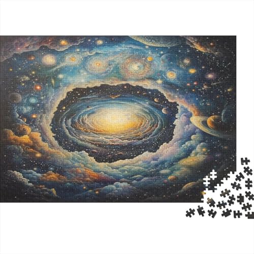 Kosmischer Sternenhimmel Puzzlespiel 1000 Teile Puzzle Für Erwachsene Und Kinder Ab 14 Jahren, Puzzle-Motiv Erwachsenen Puzzlespiel Puzzel 1000pcs (75x50cm) von AQOVARLUX