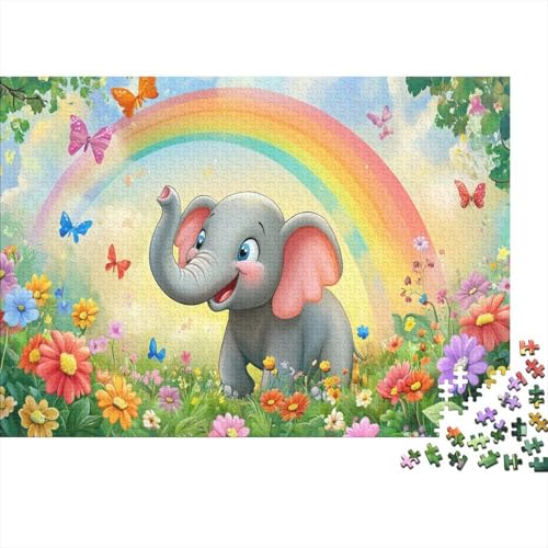 Little Elefant Puzzle 1000 Teile Puzzle Für Erwachsene Und Kinder Ab 14 Jahren Puzzel 1000pcs (75x50cm) von AQOVARLUX