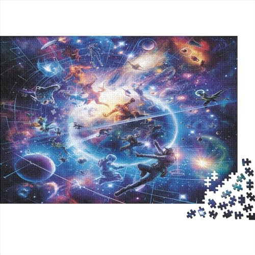 Milchstraße 1000 Teile, Impossible Puzzle,Geschicklichkeitsspiel Für Die Ganze Familie, Erwachsenenpuzzle Ab 14 Jahren Puzzel 1000pcs (75x50cm) von AQOVARLUX