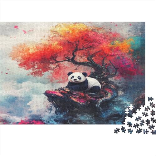 Panda Puzzle 1000 Teile Erwachsene Puzzles Für Erwachsene Klassische Puzzles 1000 Teile Erwachsene Puzzlespiel Schwer Pädagogisches Spielzeug Erwachsene Kinder Puzzel 1000pcs (75x50cm) von AQOVARLUX