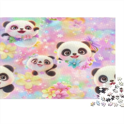 Panda Puzzle 1000 Teile Erwachsener Kniffel Spaß Für Die Ganze Familie - Abwechslungsreiche 1000 Puzzleteilige Motive Puzzle Erwachsene, Puzzel 1000pcs (75x50cm) von AQOVARLUX