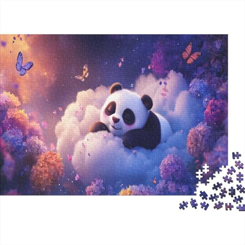 Panda Puzzlespiel 1000 Teile Puzzles Für Erwachsene Lernspiel Herausforderung Spielzeug 1000 Teile Puzzles Für Erwachsene Kinder Erwachsenen Puzzlespiel Puzzel 1000pcs (75x50cm) von AQOVARLUX