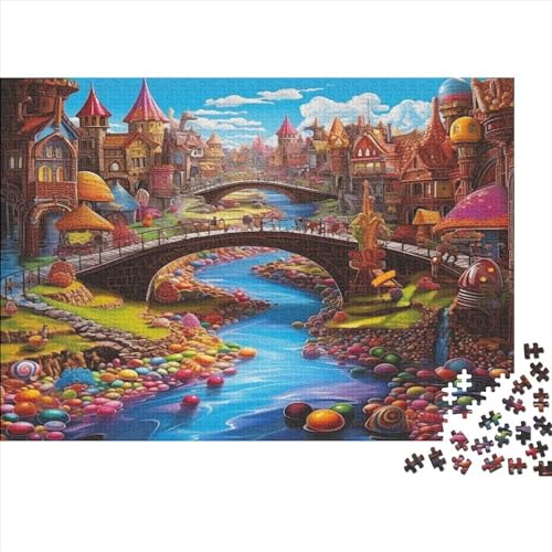 Paradies Puzzlespiel 1000 Teile Puzzles Für Erwachsene Lernspiel Herausforderung Spielzeug 1000 Teile Puzzles Für Erwachsene Kinder Erwachsenen Puzzlespiel Puzzel 1000pcs (75x50cm) von AQOVARLUX