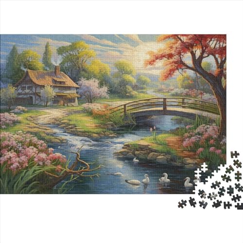 Paradies Puzzlespiel 1000 Teile Puzzles Für Erwachsene Lernspiel Herausforderung Spielzeug 1000 Teile Puzzles Für Erwachsene Kinder Erwachsenen Puzzlespiel Puzzel 1000pcs (75x50cm) von AQOVARLUX