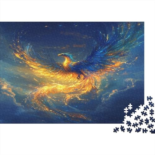 Phoenix 1000 Stück Puzzles Für Erwachsene Teenager Stress Abbauen Familien-Puzzlespiel 1000-teiliges Puzzle Kinder Lernspiel Spielzeug Geschenk Puzzel 1000pcs (75x50cm) von AQOVARLUX