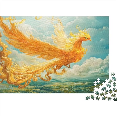 Phoenix Puzzle 1000 Teile Erwachsener Kniffel Spaß Für Die Ganze Familie - Abwechslungsreiche 1000 Puzzleteilige Motive Puzzle Erwachsene, Puzzel 1000pcs (75x50cm) von AQOVARLUX