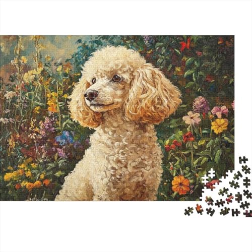 Pudel Puzzlespiel 1000 Teile Puzzles Für Erwachsene Lernspiel Herausforderung Spielzeug 1000 Teile Puzzles Für Erwachsene Kinder Erwachsenen Puzzlespiel Puzzel 1000pcs (75x50cm) von AQOVARLUX