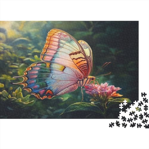 Schmetterling Puzzle 1000 Teile Erwachsener Kniffel Spaß Für Die Ganze Familie - Abwechslungsreiche 1000 Puzzleteilige Motive Puzzle Erwachsene, Puzzel 1000pcs (75x50cm) von AQOVARLUX