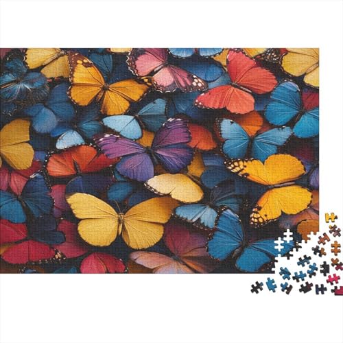 Schmetterling Puzzlespiel 1000 Teile Puzzles Für Erwachsene Lernspiel Herausforderung Spielzeug 1000 Teile Puzzles Für Erwachsene Kinder Erwachsenen Puzzlespiel Puzzel 1000pcs (75x50cm) von AQOVARLUX