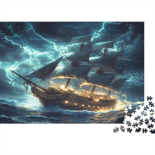 Segelboot Puzzlespiel 1000 Teile Puzzles Für Erwachsene Lernspiel Herausforderung Spielzeug 1000 Teile Puzzles Für Erwachsene Kinder Erwachsenen Puzzlespiel Puzzel 1000pcs (75x50cm) von AQOVARLUX