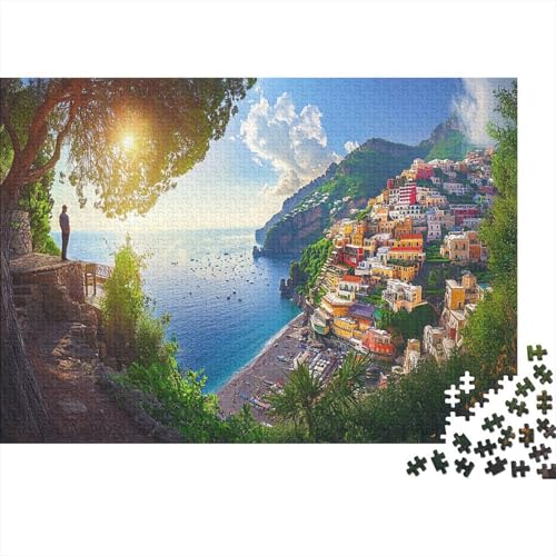 Sonnenuntergang im Hafen Puzzlespiel 1000 Teile Puzzles Für Erwachsene Lernspiel Herausforderung Spielzeug 1000 Teile Puzzles Für Erwachsene Kinder Erwachsenen Puzzlespiel Puzzel 1000pcs (75x50cm) von AQOVARLUX