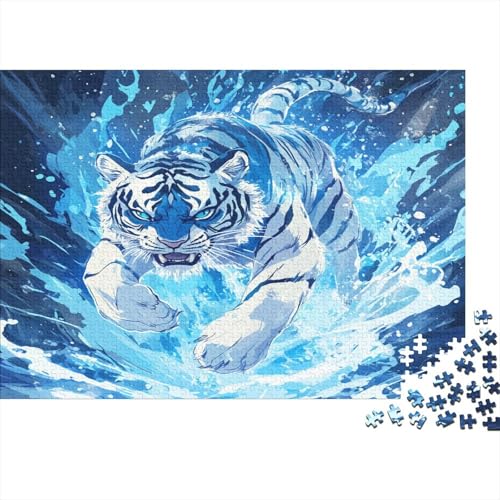 Tiger Puzzlespiel 1000 Teile Puzzles Für Erwachsene Lernspiel Herausforderung Spielzeug 1000 Teile Puzzles Für Erwachsene Kinder Erwachsenen Puzzlespiel Puzzel 1000pcs (75x50cm) von AQOVARLUX