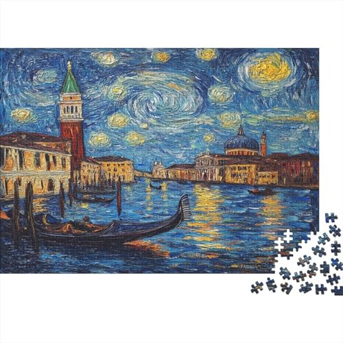 Venedig Water City Puzzlespiel 1000 Teile Puzzles Für Erwachsene Lernspiel Herausforderung Spielzeug 1000 Teile Puzzles Für Erwachsene Kinder Erwachsenen Puzzlespiel Puzzel 1000pcs (75x50cm) von AQOVARLUX