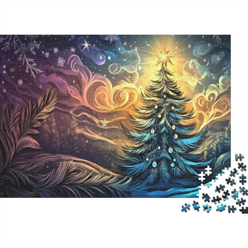 Weihnachtsbaum Puzzlespiel 1000 Teile Puzzle Für Erwachsene Und Kinder Ab 14 Jahren, Erwachsenen Puzzlespiel Puzzel 1000pcs (75x50cm) von AQOVARLUX