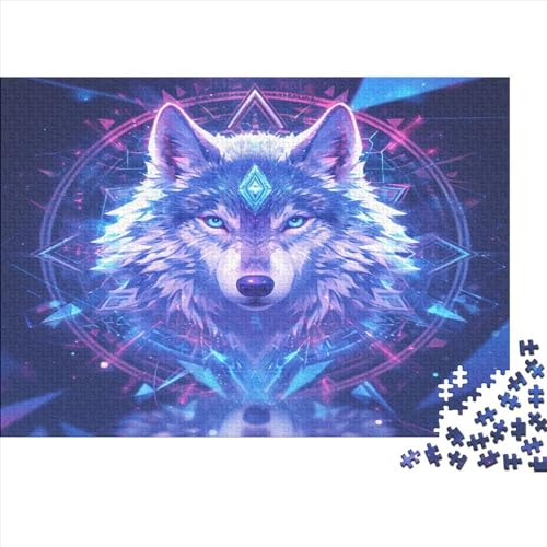 Wolf 1000 Teile Puzzle, Puzzles Für Erwachsene, 1000 Teile Puzzlespiel Für Jugendliche & Erwachsene Puzzlespiel Puzzel 1000pcs (75x50cm) von AQOVARLUX