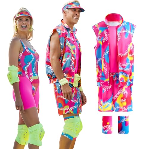 AQRTPXU Farbenfroh Kinder kostüm Karneval Sportlicher Stil Set Workout Kostüme Halloween Cosplay von AQRTPXU